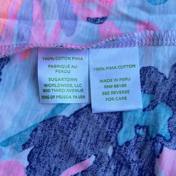 Lilly Pulitzer MARLOWE Multi Off T-shirt Dress XXS - Picture 13 of 13